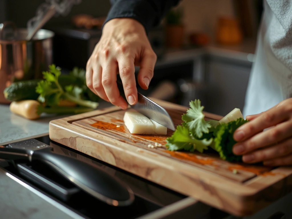 Przygotowanie zdrowych posiłków w kuchni